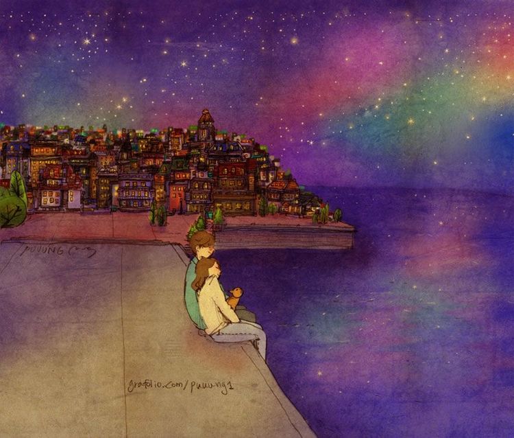 20 illustrations qui montrent que l'amour se nourrit des petites attentions du quotidien | So Busy Girls