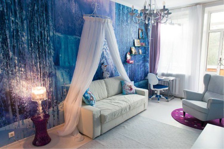 Cette chambre La Reine des Neiges est tellement belle qu'elle va faire rêver votre petite fille | So Busy Girls