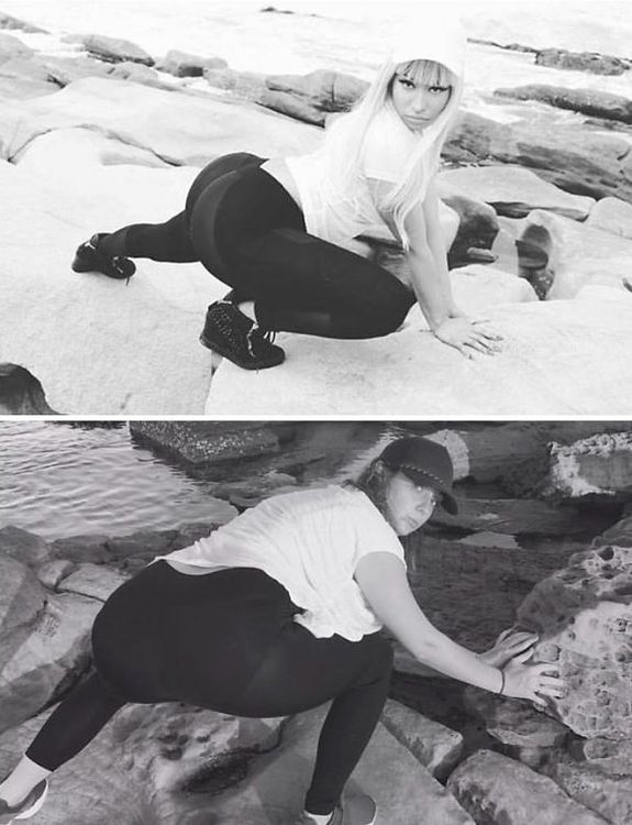 Cette femme reproduit avec beaucoup d'humour les photos Instagram des stars | So Busy Girls