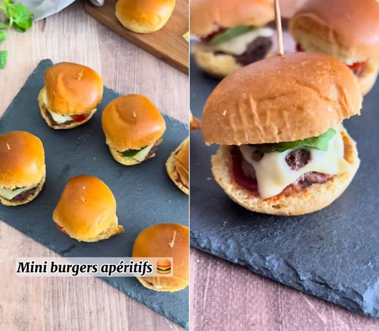 La recette des mini burgers apéritif maison facile | So Busy Girls