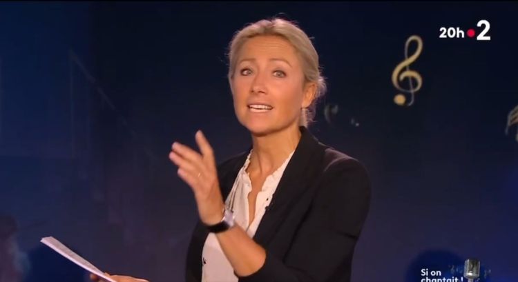 JT de France 2 : Anne-Sophie Lapix chante en direct avant son départ