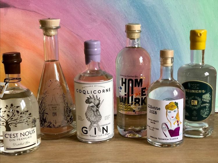 bouteilles-gin