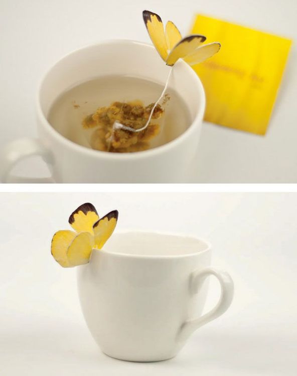 Sachets de thé papillon | So Busy Girls