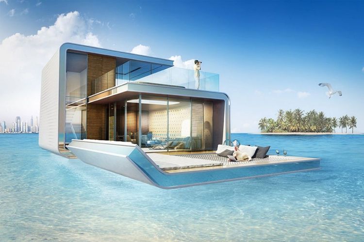 Des appartements flottants spectaculaires avec des chambres sous l'eau à Dubaï | So Busy Girls