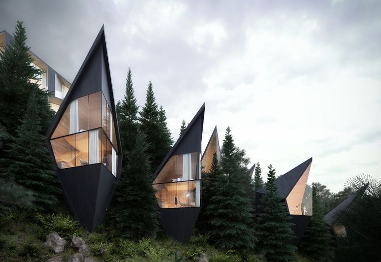 cabanes-dans-les-arbres-foret-alpes-dolomites