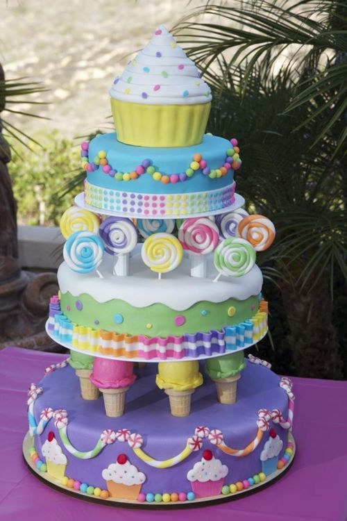 Le gâteau de petites douceurs | So Busy Girls