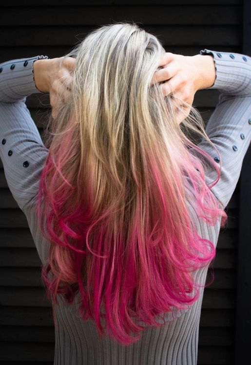 cheveux-blonds-rose-femme