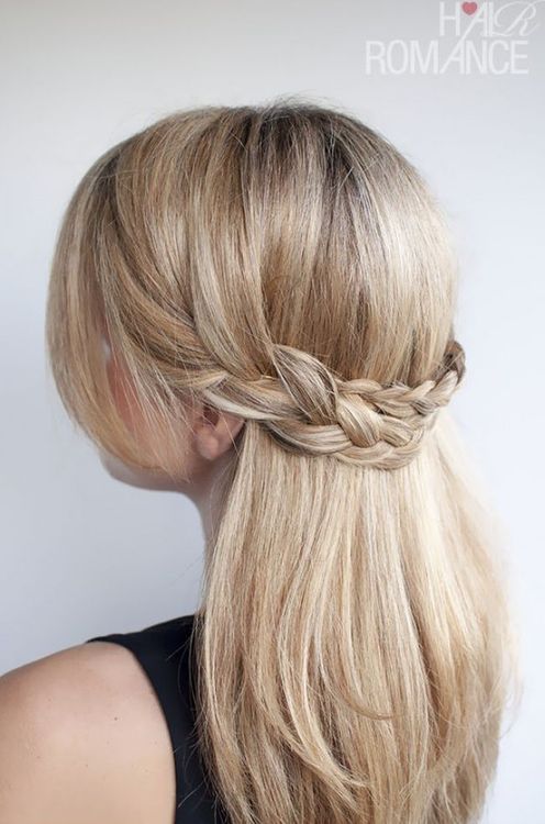 Une demi-couronne tressée | So Busy Girls