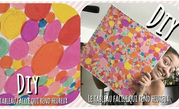 DIY : comment réaliser un tableau facile qui rend heureux | So Busy Girls