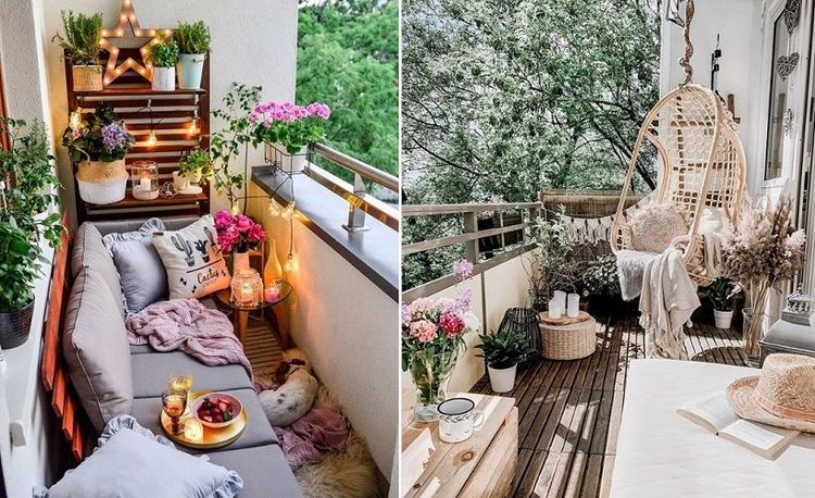 Petit balcon : comment créer une jolie table d’été dans un petit espace | So Busy Girls