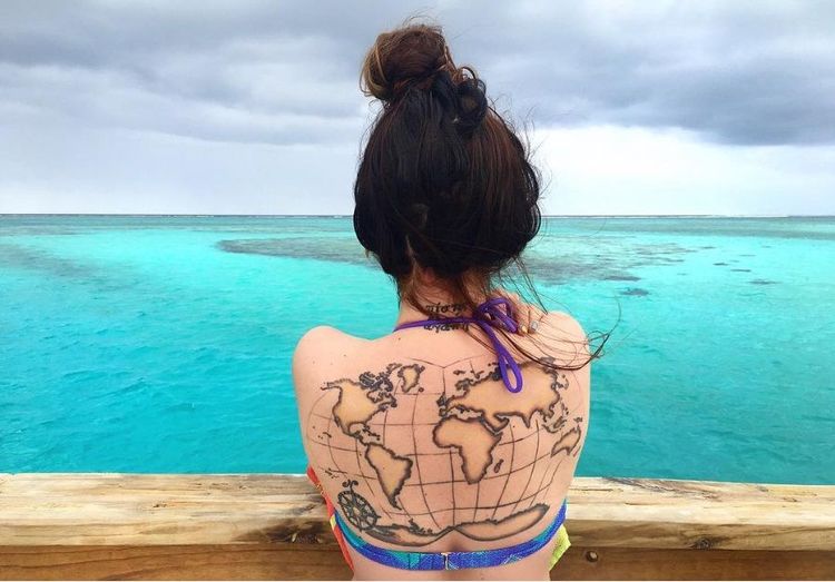 Id&eacute;es de tatouage qui fait penser au voyage