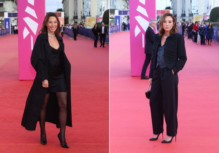 Mini-robe noire et perles XXL : Laura Smet électrise le Festival de Deauville
