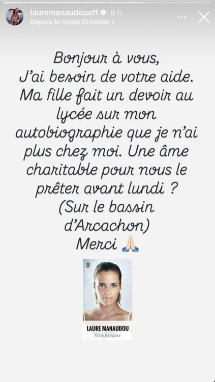 L&rsquo;appel &agrave; l'aide inattendu de Laure Manaudou pour sa fille qui surprend ses followers