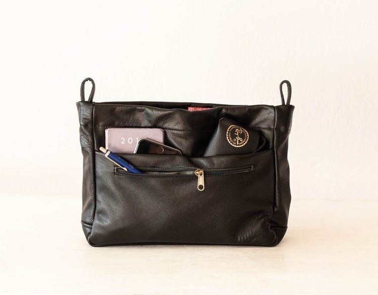 organiseur-sac-cuir-noir