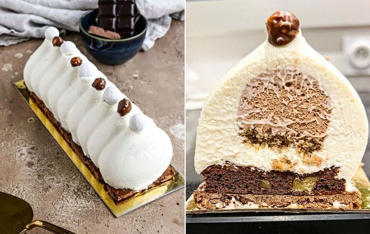 Recette de b&ucirc;che brownie maison
