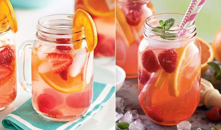 La recette de sangria ros&eacute; maison facile.