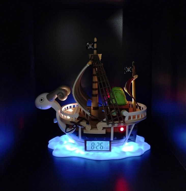 Le r&eacute;veil lumineux Vogue Merry One Piece de Teknofun : le cadeau parfait pour tous les apprentis pirates
