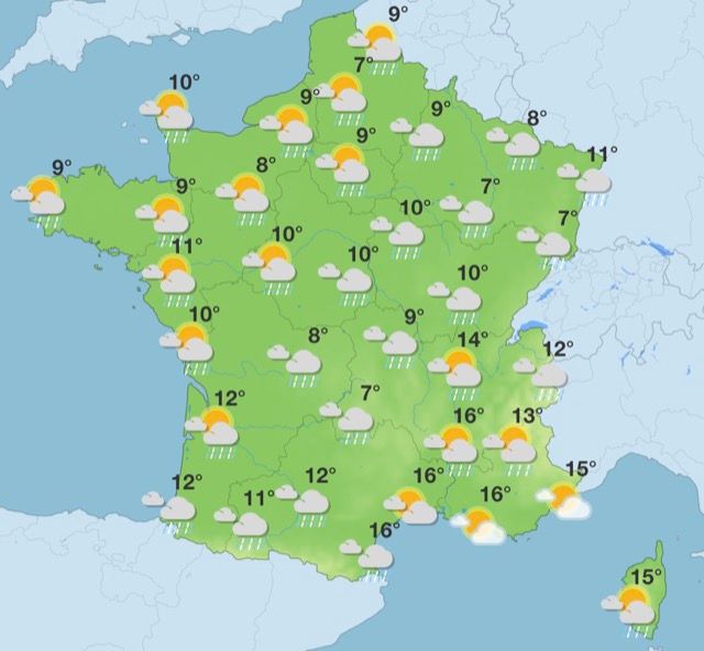 Météo semaine prochaine : chute des température et retour de la pluie, prévisions jour par jour du 23 au 29 mars en France
