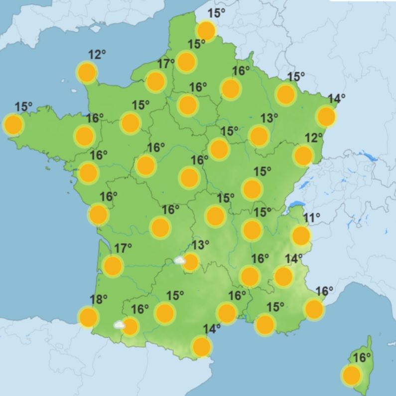 Météo semaine prochaine : soleil dominant, températures fraîches : les prévisions complètes jour par jour en France