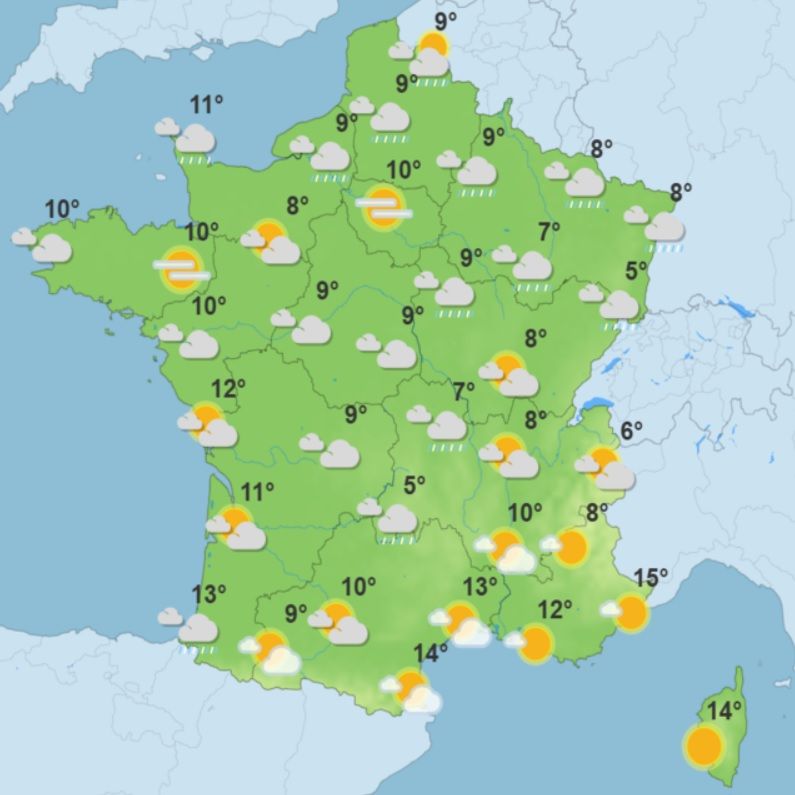 Météo semaine prochaine : soleil dominant, températures fraîches : les prévisions complètes jour par jour en France