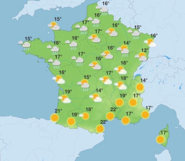 M&eacute;t&eacute;o : voici le temps qu'il fera pour le week-end de P&acirc;ques 2026