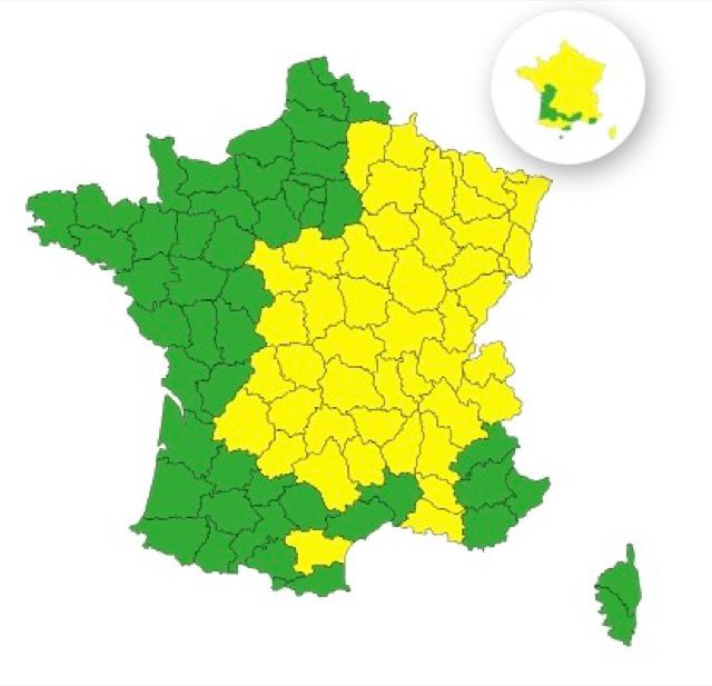 Grand froid : voici les 45 d&eacute;partements en vigilance jaune ce dimanche 4 janvier 2026