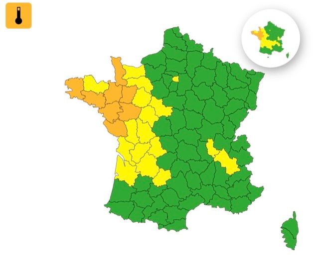Canicule : voici les 8 départements placés en vigilance orange ce mardi 26 mai 2026