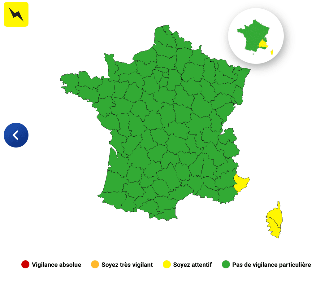 Orages : voici les 3 départements placés en vigilance jaune ce lundi 17 novembre 2025