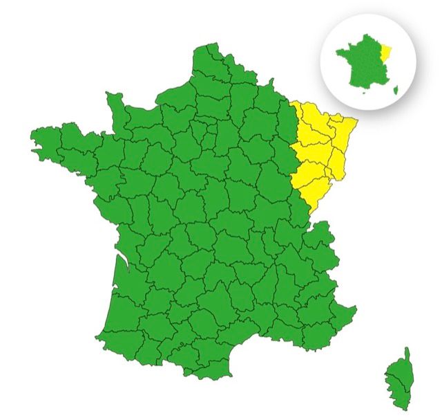 Orages : voici les 8 d&eacute;partements plac&eacute;s en vigilance jaune ce mardi 23 septembre 2025