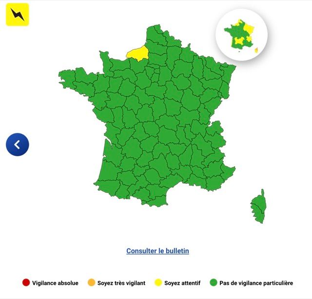 Orages : voici le département en vigilance jaune ce vendredi 24 octobre 2025