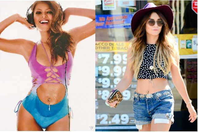 piercing-nombril-beyonce-vanessa-hudgens