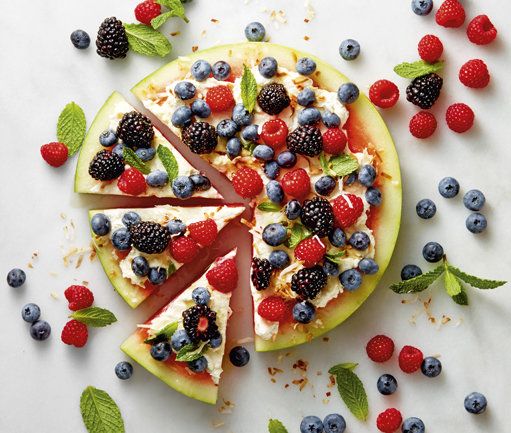 pizza-pasteque-fruits-rouges-framboises-myrtilles