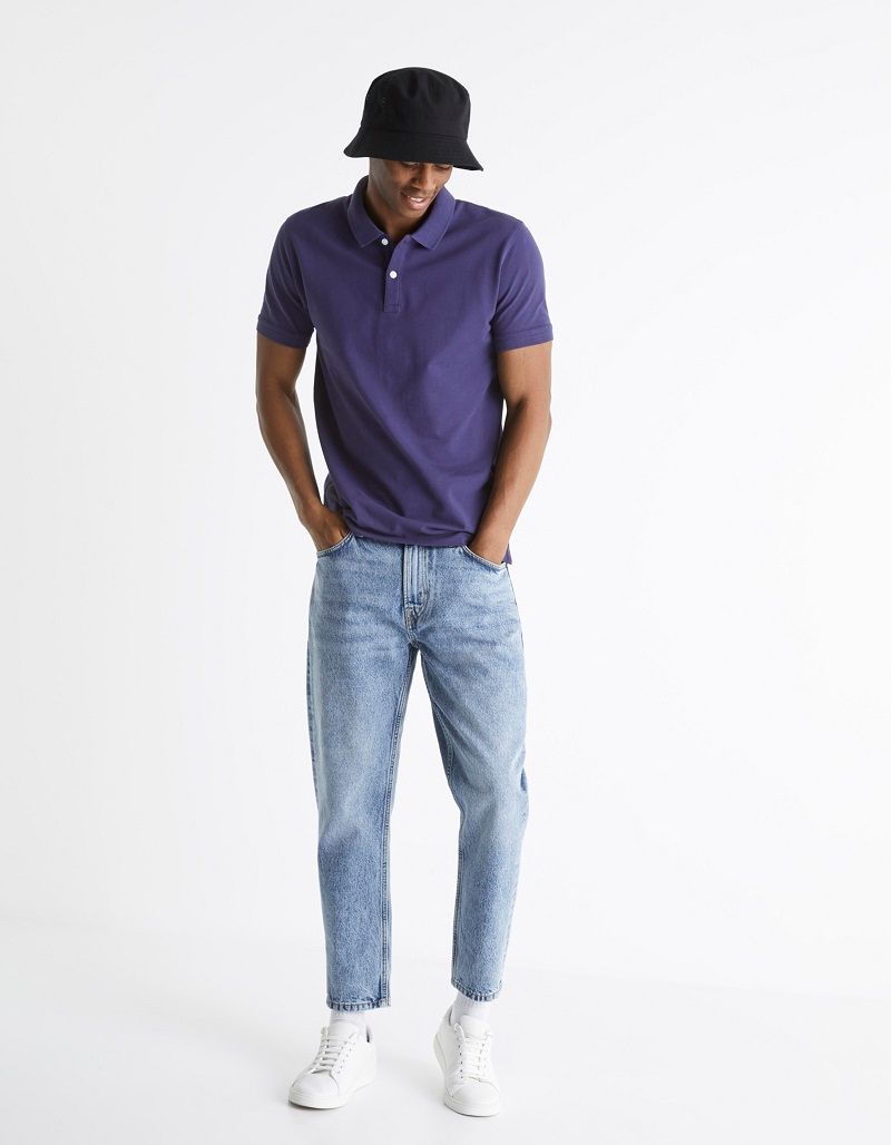 polo-piqu-100-coton-violet