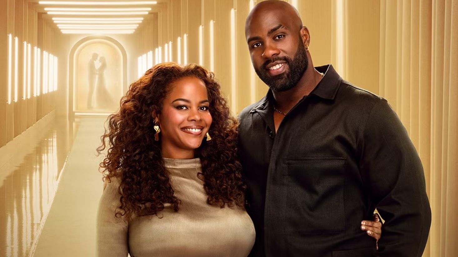 Elle m&rsquo;a fait gal&eacute;rer : dans Pour le meilleur et &agrave; l'aveugle, Teddy Riner se confie sur ses d&eacute;buts compliqu&eacute;s avec sa femme