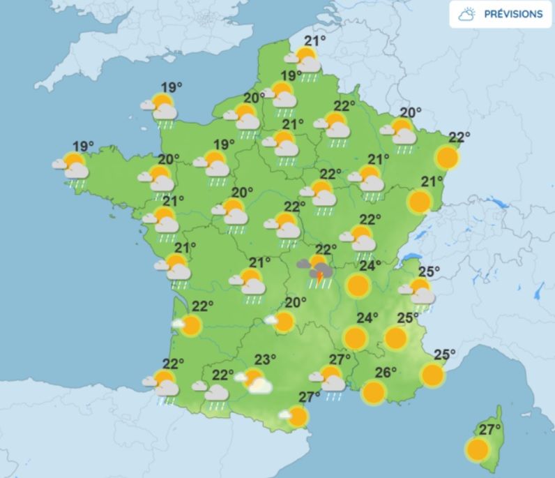 Pr&eacute;visions m&eacute;t&eacute;o : quel temps fera t-il jeudi 4 septembre ?