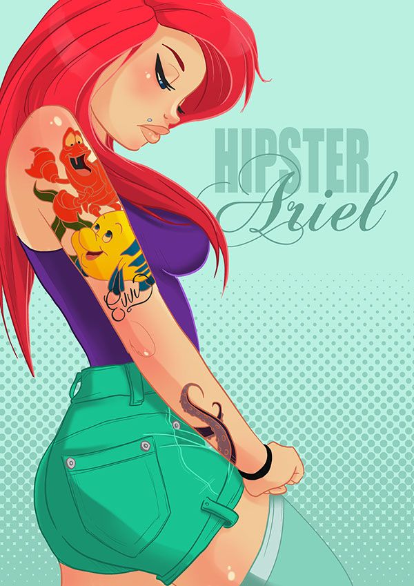 princesses-disney-hipster-ariel