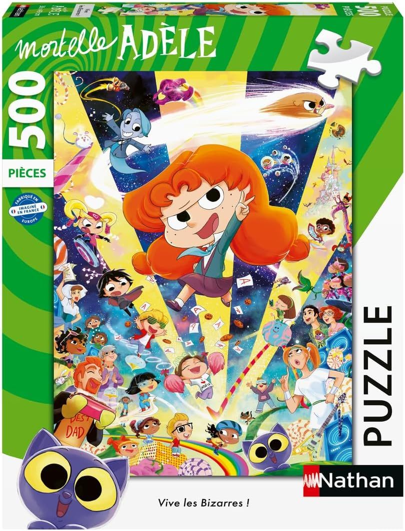 Le puzzle 500 pi&egrave;ces Mortelle Ad&egrave;le : le cadeau parfait pour les fans de l&rsquo;h&eacute;ro&iuml;ne la plus impertinente