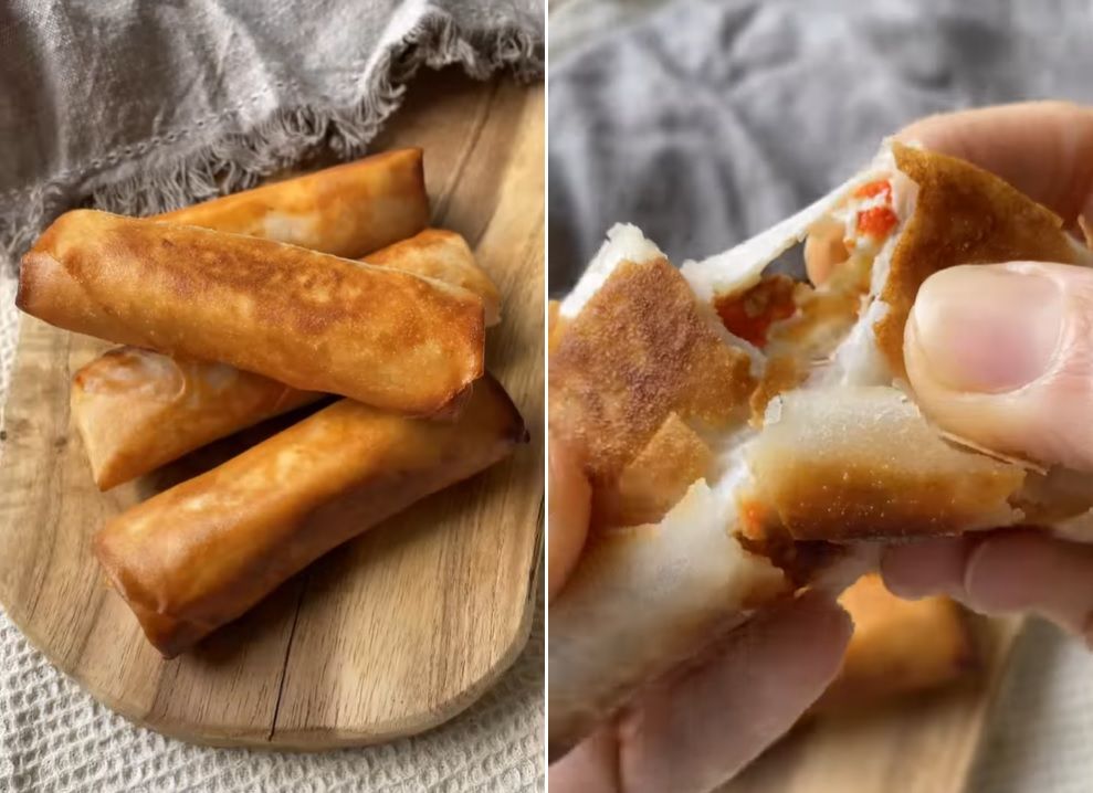 La recette de brick poulet, poivron et fromage