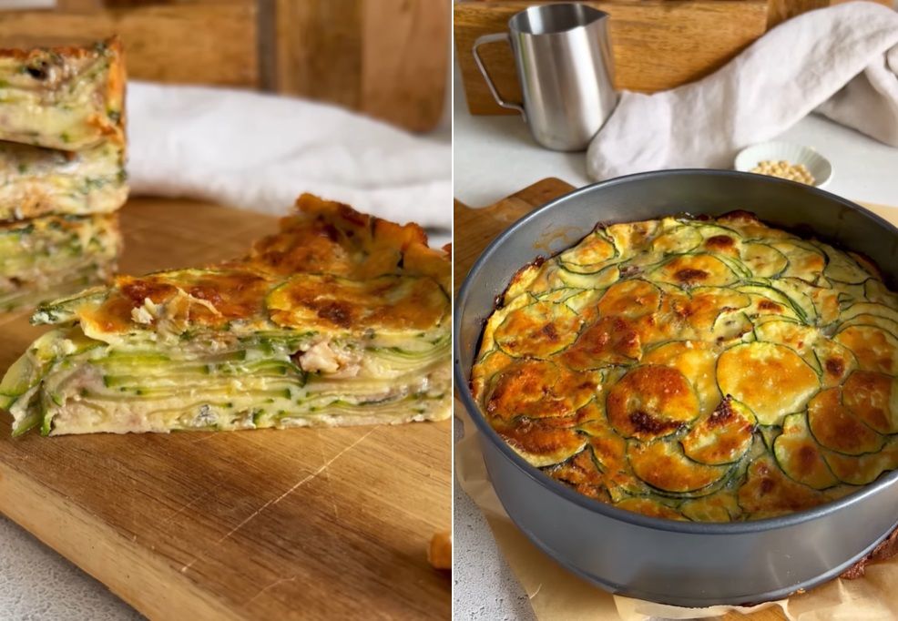 La recette de l'invisible courgettes gorgonzola noix