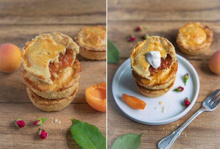 La recette de tartelette maison abricot et groseilles facile
