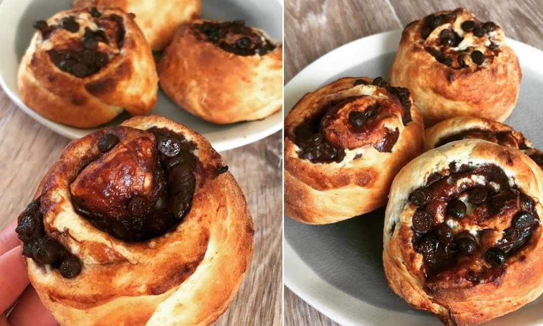 Recette facile des escargots chocolat maison peu caloriques