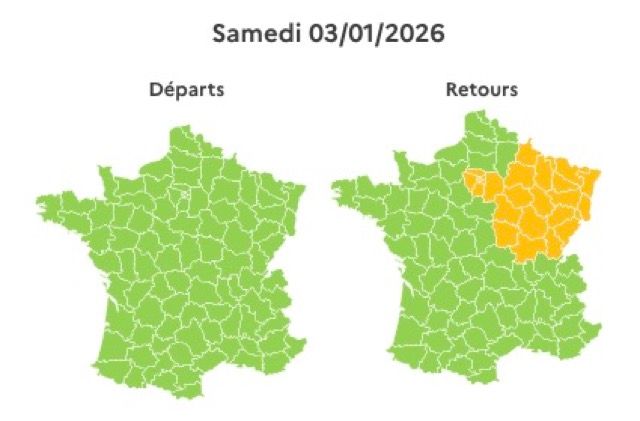 Retour des vacances de Noël : ce qui vous attend vraiment sur les routes début janvier