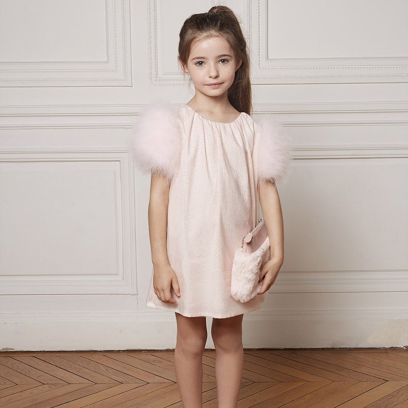 robe-tulle-rose-fille