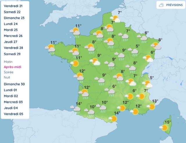 Ce que réserve vraiment la météo ce samedi 29 novembre : du froid, de la pluie et de belles éclaircies