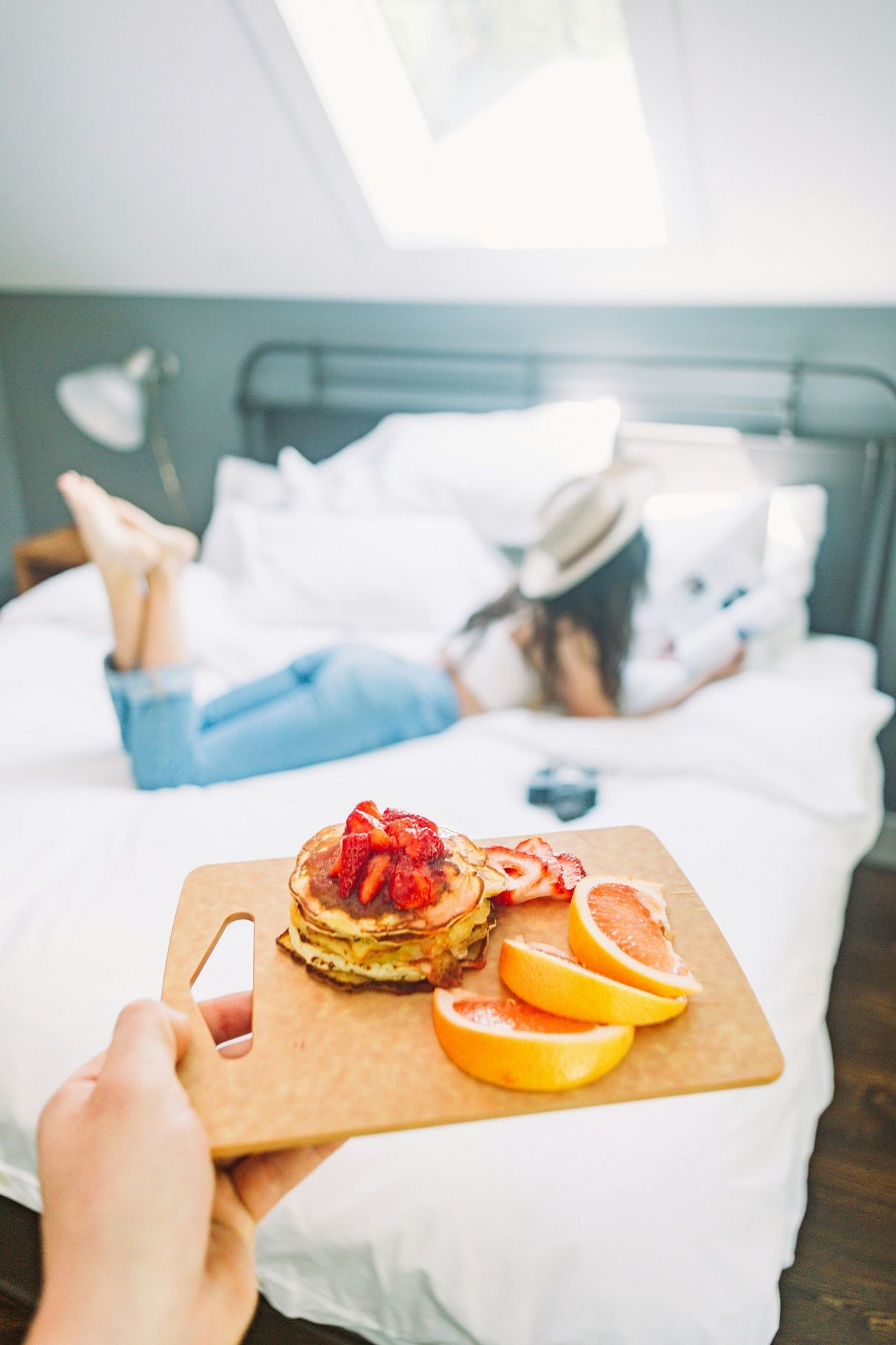 Servir le petit-d&eacute;jeuner au lit