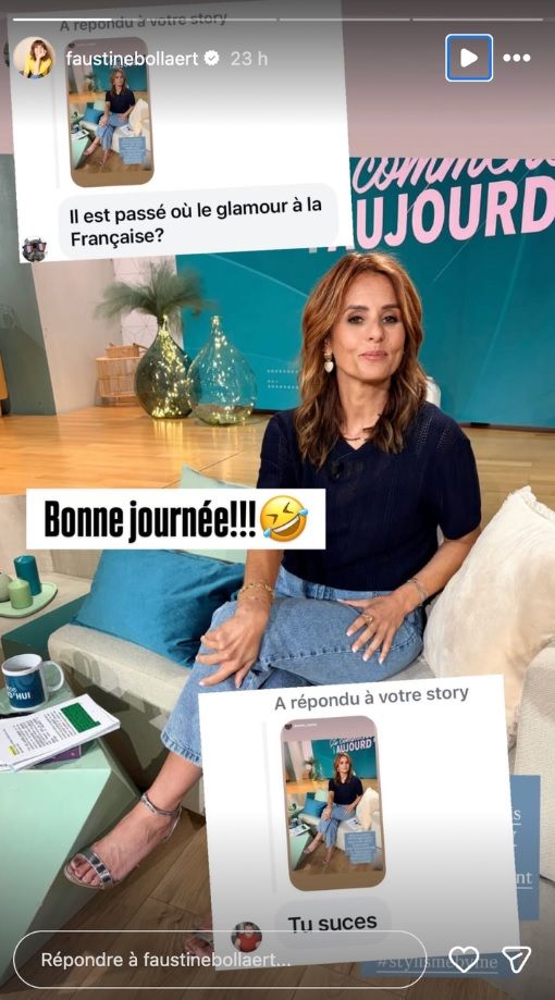 Il est passé où le glamour ? : Faustine Bollaert ciblée par des messages odieux, sa réponse fait l’unanimité