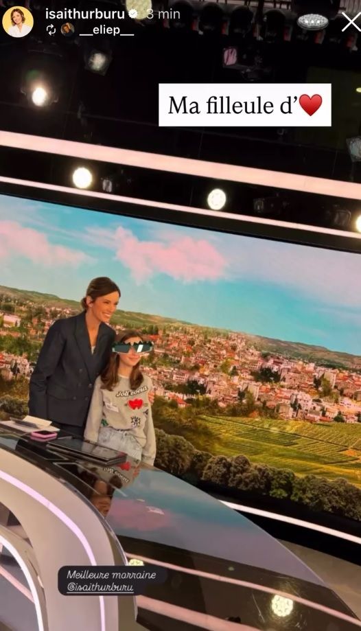 Isabelle Ithurburu invite sa filleule sur le plateau de TF1 : une parenthèse tendre au cœur du 13H