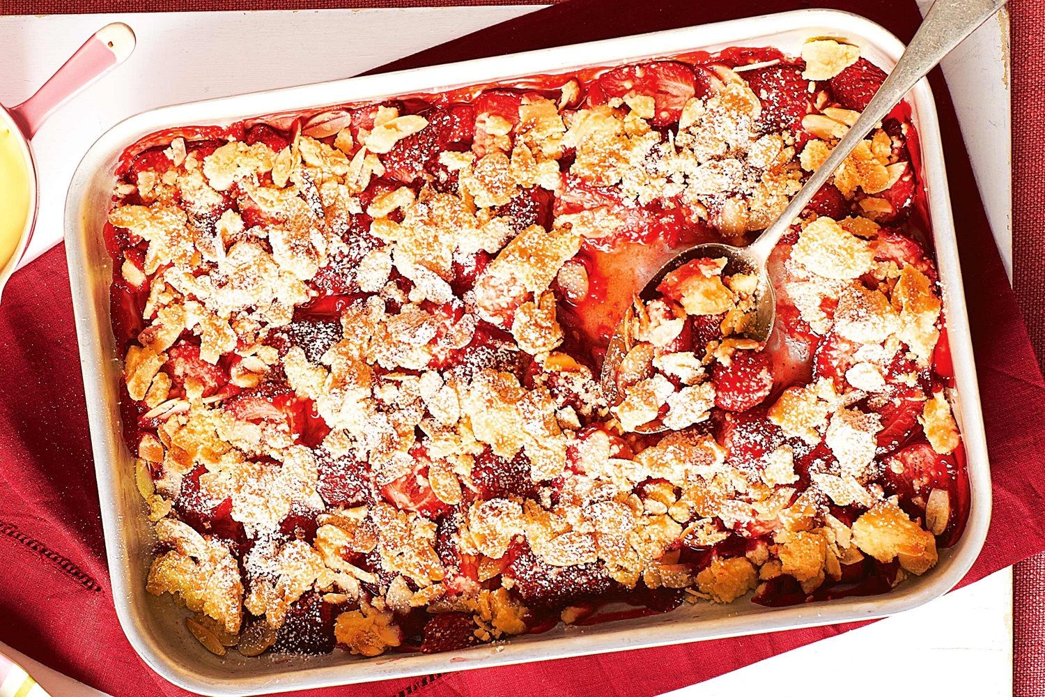 La recette du crumble trumble aux fraises