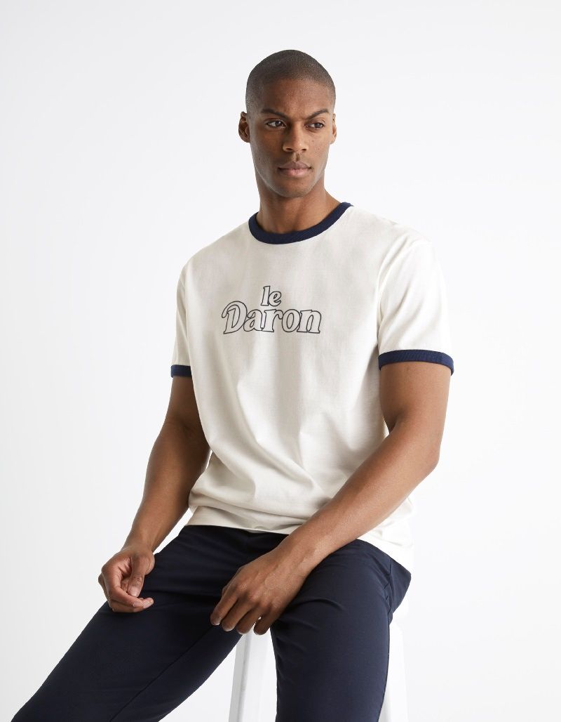 t-shirt-col-rond-100-coton-beige