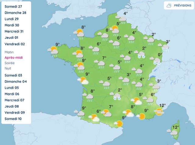 Météo : froid hivernal, retour du soleil, voici le temps qu'il fera vendredi 2 janvier